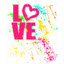 Love Neon Bright Colors Christian Women's Shirt