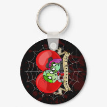 Love Never Dies Keychain by spookyuberette Love Never Dies Keychain