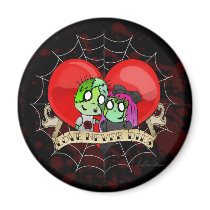 Love Never Dies Magnet by spookyuberette Love Never Dies Magnet