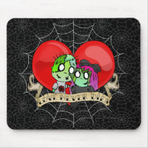 Love Never Dies Mousepad by spookyuberette Love Never Dies Mousepad
