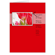 Love Never Ends Greeting Cards