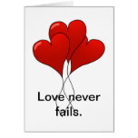 Love Never Fails Card