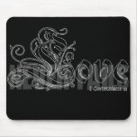 LOVE NEVER FAILS I COR. 13 MOUSE PAD
