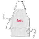 Love Never Fails Valentines, wedding. aprons