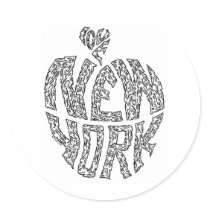 LOVE NEW YORK STICKERS