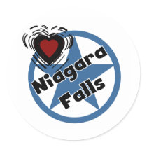 Love Niagara Falls stickers by USAcities Love Niagara Falls stickers