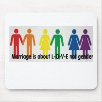 Love not gender mousepads by RIPetshopboy Love not gender mousepads