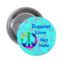 love not hate pin