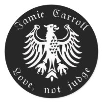 Love, not judge Decal stickers