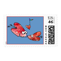 Love Note Hearts Postage postage