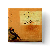 "Love Note on the Wall" buttons by cowboyannie "Love Note on the Wall" buttons