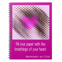 Love Notes Spiral Note Book
