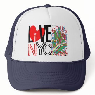 Love NYC & Live In NYC Hat hat
