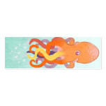 Love Octopus Bookmark Business Card