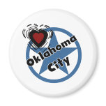 Love Oklahoma City Refrigerator Magnet