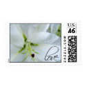 Love on a lily Wedding Postage postage