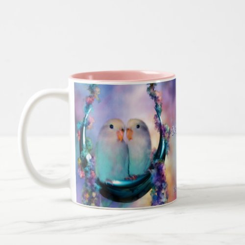 Love On A Moon Swing Mug mug