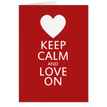 Love on for Valentines day Greeting Cards