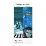 Love on the Beach/Beautiful Mara Mermaid Bookmark Full Color Rack Card