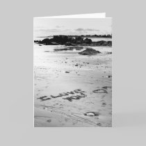 Love On The Beach Card cards