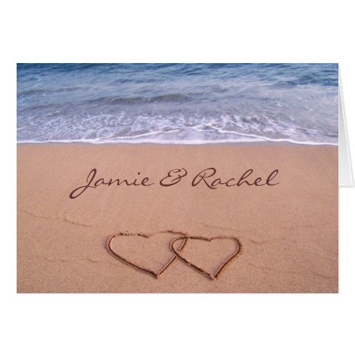 Love on the Beach Card