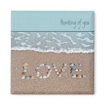 Love on the beach magnets