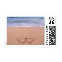 Love on the beach postage