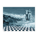 Love on the Beach Postcard by ArtFantasies Love on the Beach Postcard