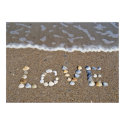 Love on the beach print by Beachwalker Love on the beach print