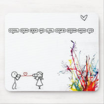 love on the linee mousepads