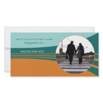 Love on the Run: Engagement Photo Card