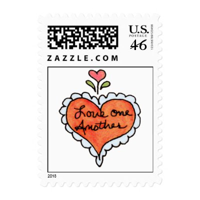LOVE ONE ANOTHER by SHARON SHARPE Stamps