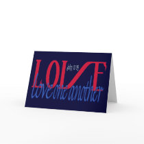 Love One Another Greetings cards