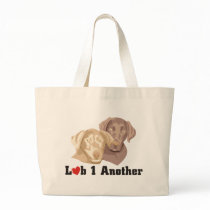 Love One Another Labrador Theme bags