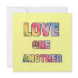 Love One Another Peace T-shirts and Gifts Personalized Invites