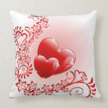 Love Ornamental Hearts Pillow