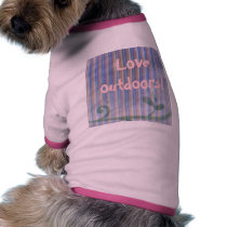 Love outdoors! pet clothing