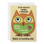 Love Owl Invitation