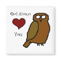 Love Owl magnet by Heather_Rink Love Owl magnet