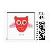 love owl postage stamp stamps