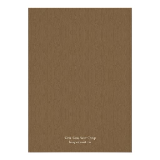 Love Owls Fall Wedding Invitation