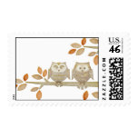 Love Owls in Tree Postage