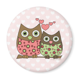 Love Owls Magnet - For those 'hoo' you love. Perfect for Valentine's Day or any day! Love Owls Magnet - For those 'hoo' you love. Perfect for Valentine's Day or any day!