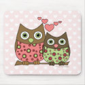 Love Owls mousepads by candystore Love Owls mousepads