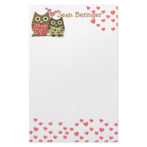 Love Owls stationery