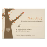 Love Owls Wedding RSVP / Response Card invitations