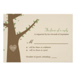 Love Owls Wedding RSVP / Response Card Custom Announcements