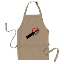 Love Paddle Apron by uniqueandkinky Love Paddle Apron