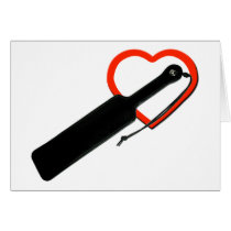 Love Paddle Greeting Cards by uniqueandkinky Love Paddle Greeting Cards