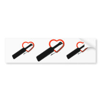 Love Paddles Bumper Sticker bumper stickers by uniqueandkinky Love Paddles Bumper Sticker bumper stickers